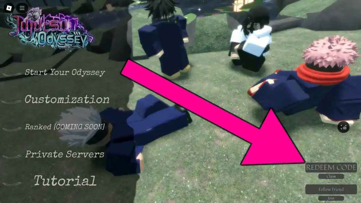 How to Redeem Jujutsu Odyssey Codes